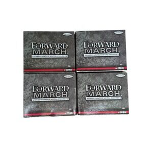 Corgi Forward March 150 Scale Hand Painted Metal Figures Lot of 4 WWII Sets